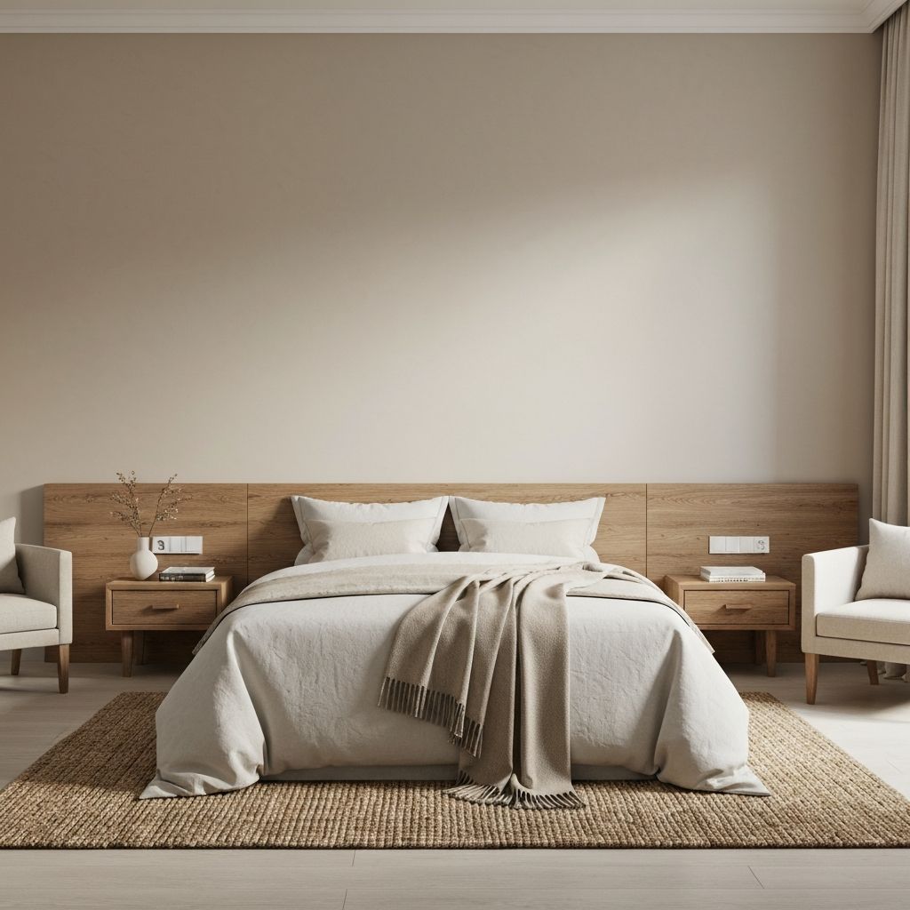 Нейтральный интерьер с текстурами